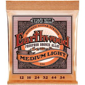 Ernie Ball 2146 Medium Light Acoustic Earthwood String Set