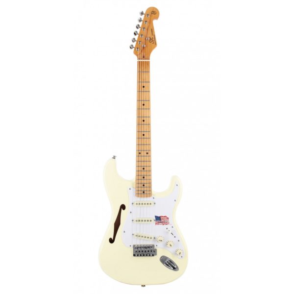 SX ALD2H ALDER SERIES SEMI-HOLLOW ELECTRIC GUITAR VINTAGE WHITE