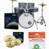 Pearl Roadshow X 22"5piece with Zildjian cymbals Jet Black - Image 2